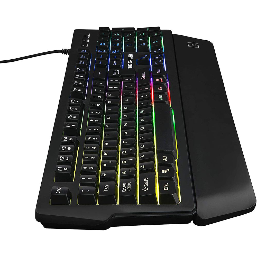 Matériels informatique clavier THE G-LAB Keyz Palladium infinytech Réunion 3
