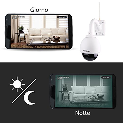 Matériels vidéo Camera IP Wi-Fi exterieure motorisee HD FOSCAM FI9828P infinytech Réunion 5