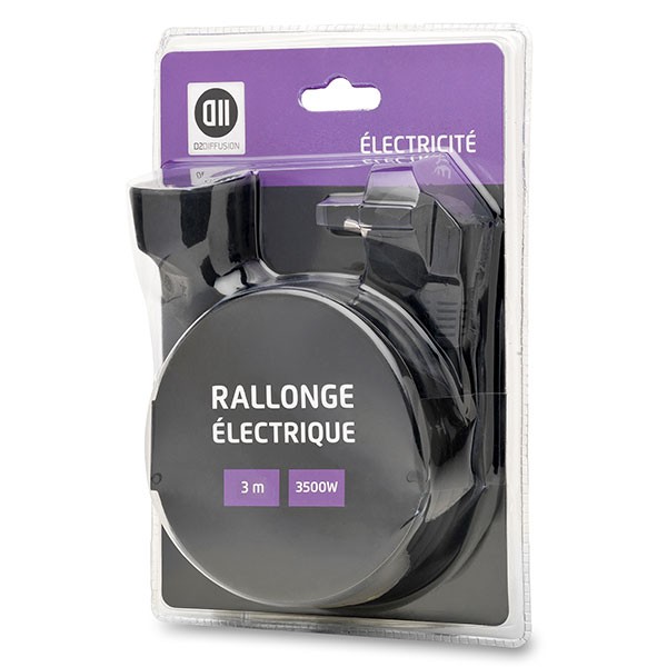 Matériels informatique rallonge électrique D2 DIFFUSION 3 metres infinytech Réunion 1