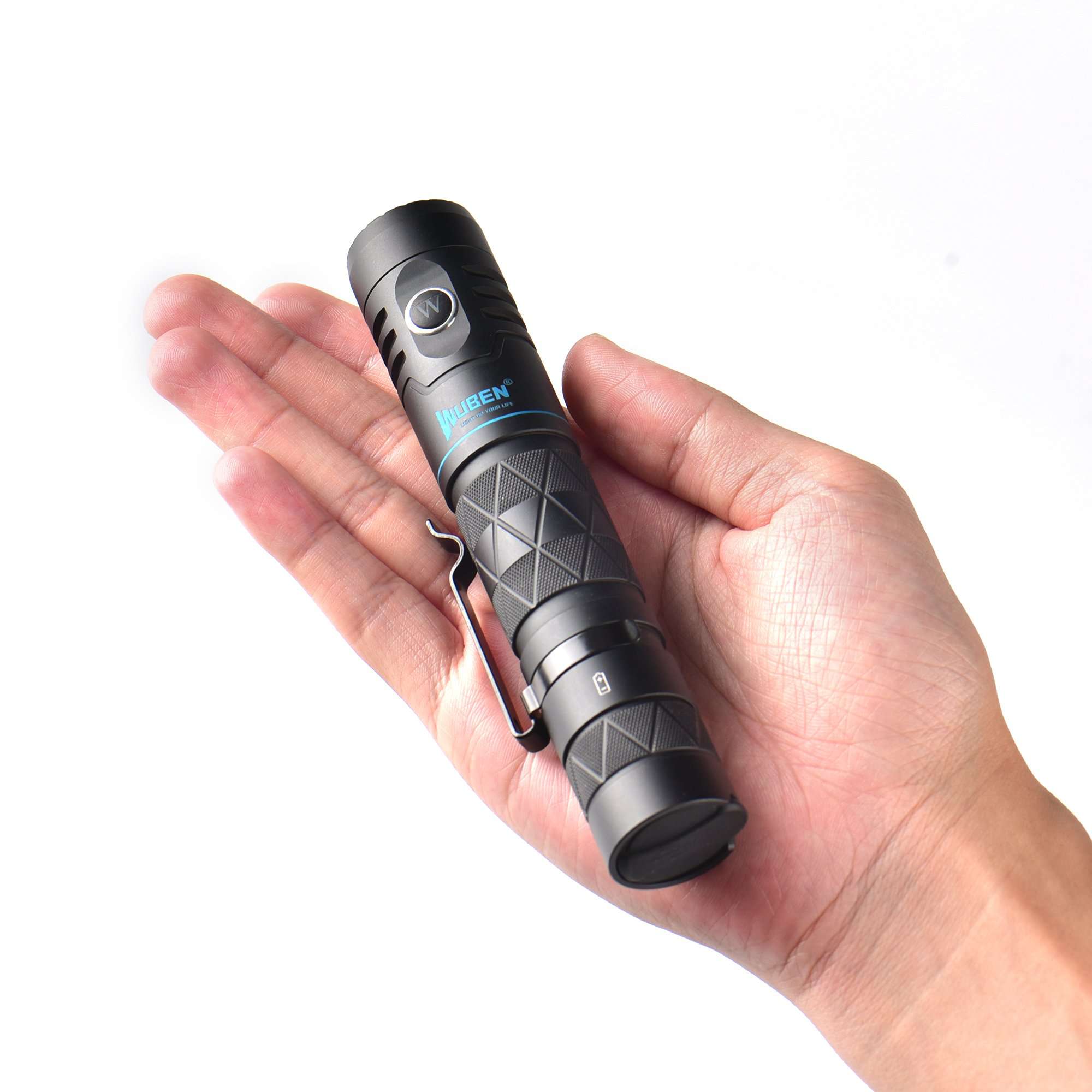 Accessoires lampe de poche WUBEN E12R 1200 Lumens Noire infinytech Réunion 4