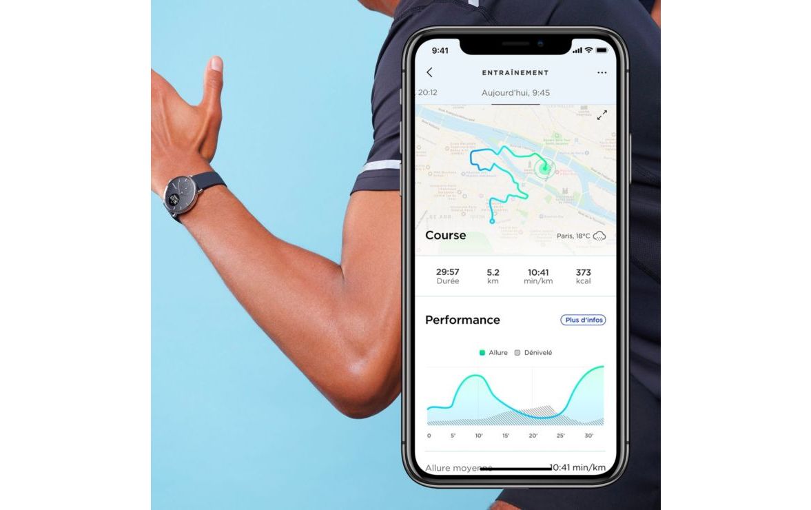 Montre connectée Withings SCANWATCH NOIR 42mm infinytech Réunion 3