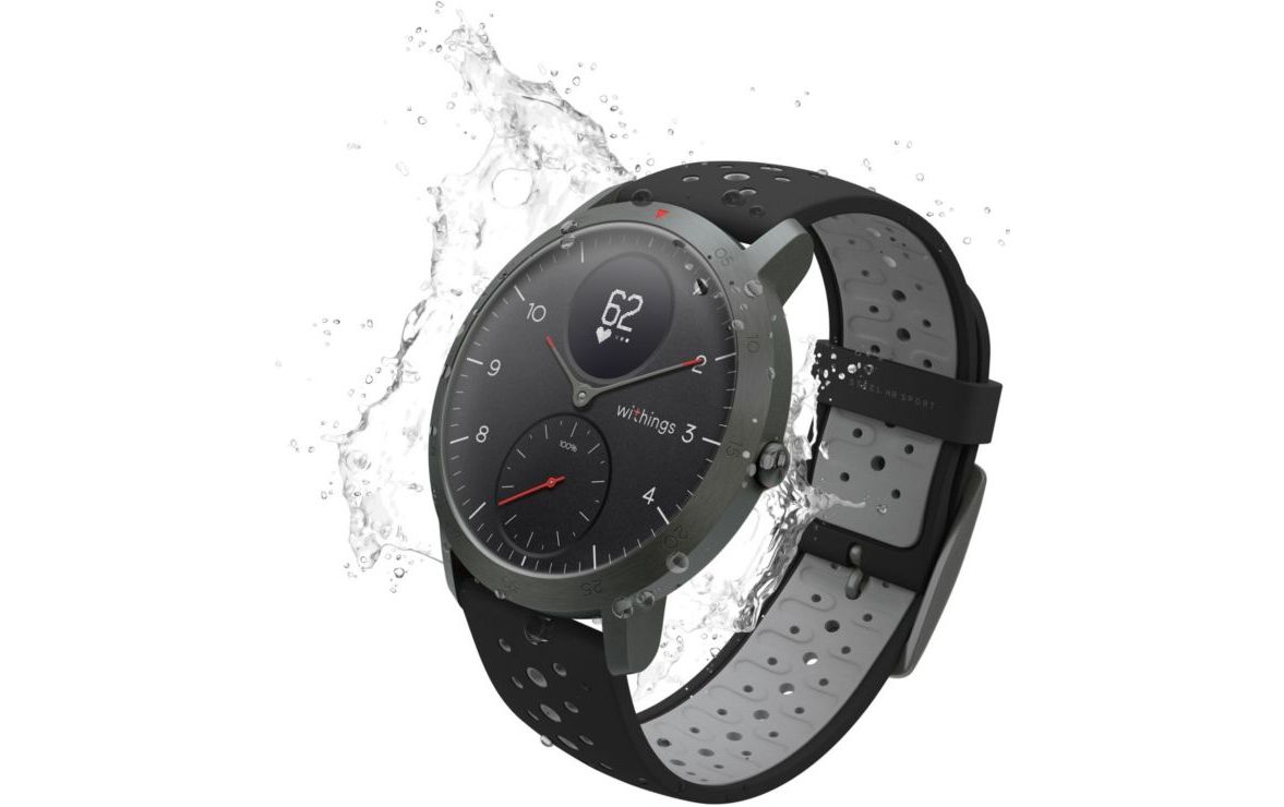 Montre connectée Withings Steel HR Sport Noir infinytech Réunion 3