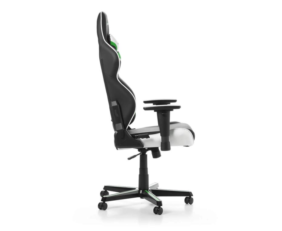 Matériels informatique fauteuil Gaming DXRACER RACING R288-NEW Noir Blanc Vert infinytech Réunion 3