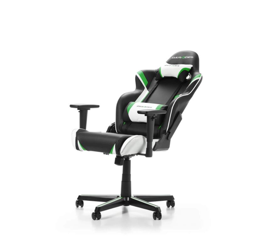 Matériels informatique fauteuil Gaming DXRACER RACING R288-NEW Noir Blanc Vert infinytech Réunion 5