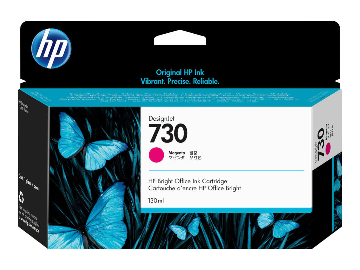 Consommables informatique cartouche d’encre HP 730 DesignJet magenta 130 ml infinytech Réunion 1