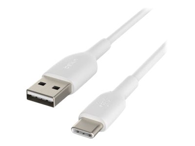 Accessoires téléphonie câble de recharge BELKIN USB vers USB-C Blanc 3m infinytech Réunion 2