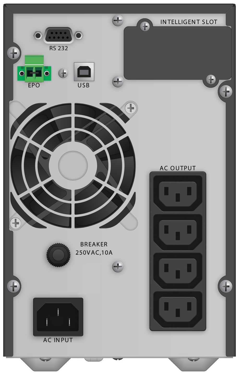 Matériels informatique onduleur PowerWalker VFI 1000 TG infinytech Réunion 2