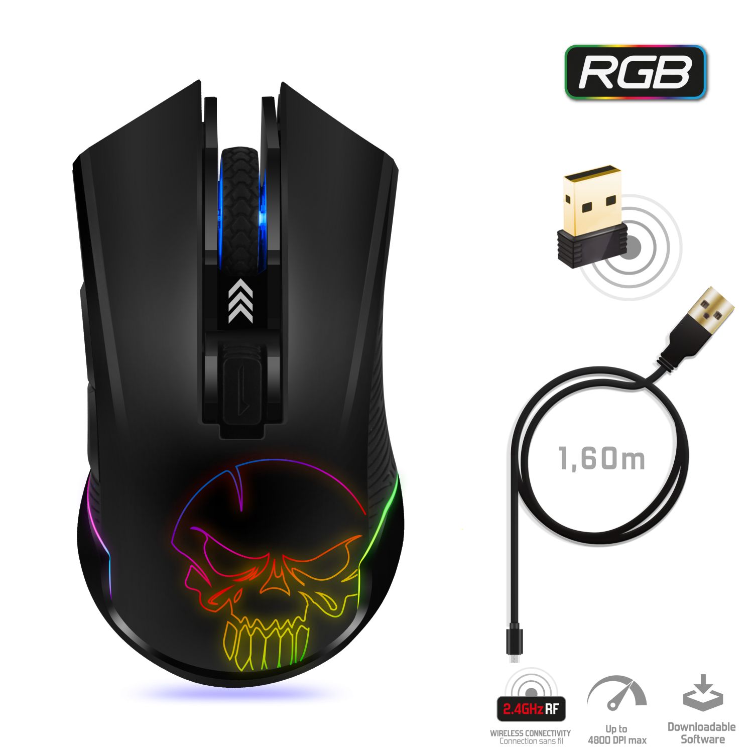 Matériels informatique souris SPIRIT of GAMER ELITE M20 Sans Fil infinytech Réunion 5