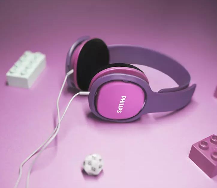 Philips Audio SHK2000PK/00 Hoofdtelefoon voor Kinderen, On-Ear