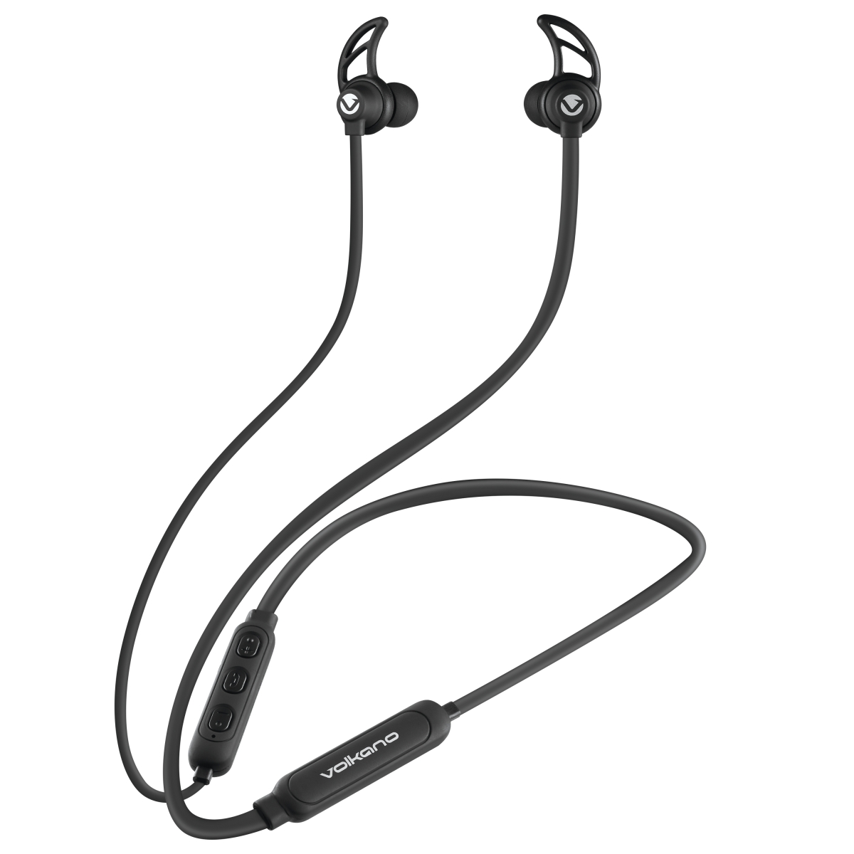 Accessoires téléphonie écouteurs sport VOLKANO VK-1101-BK Marathon Series Bluetooth infinytech Réunion 2
