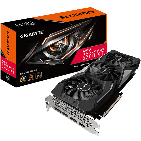 Matériels informatique carte graphique GIGABYTE Radeon RX 5700 XT 8 Go GDDR6 infinytech Réunion 1