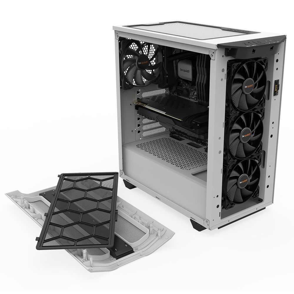 Matériels informatique boitier pc be quiet Pure Base 500DX Blanc infinytech Réunion 2