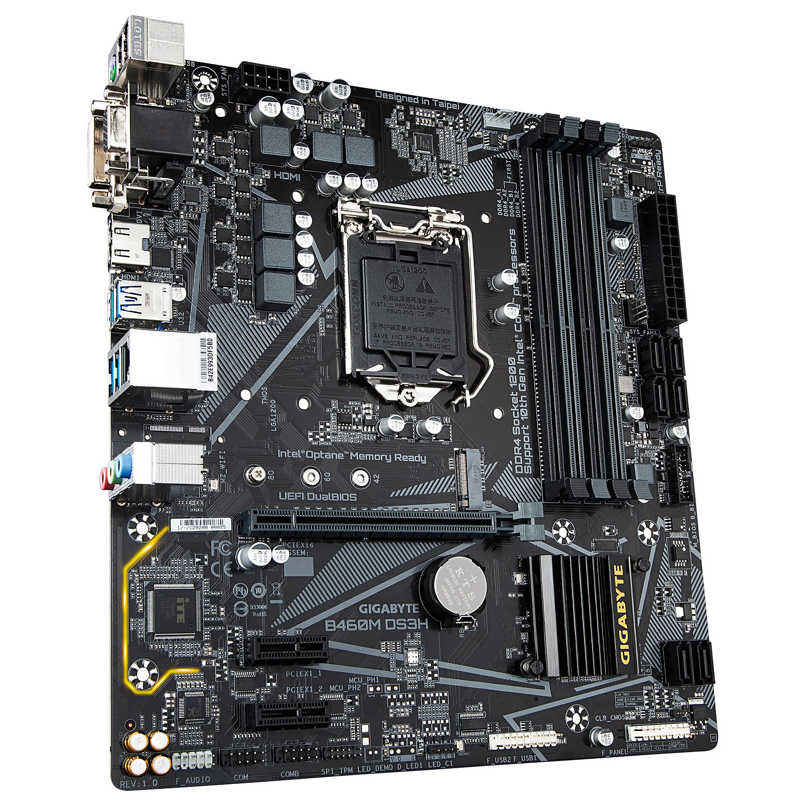Matériels informatique carte mère GIGABYTE B460M DS3H infinytech Réunion 3