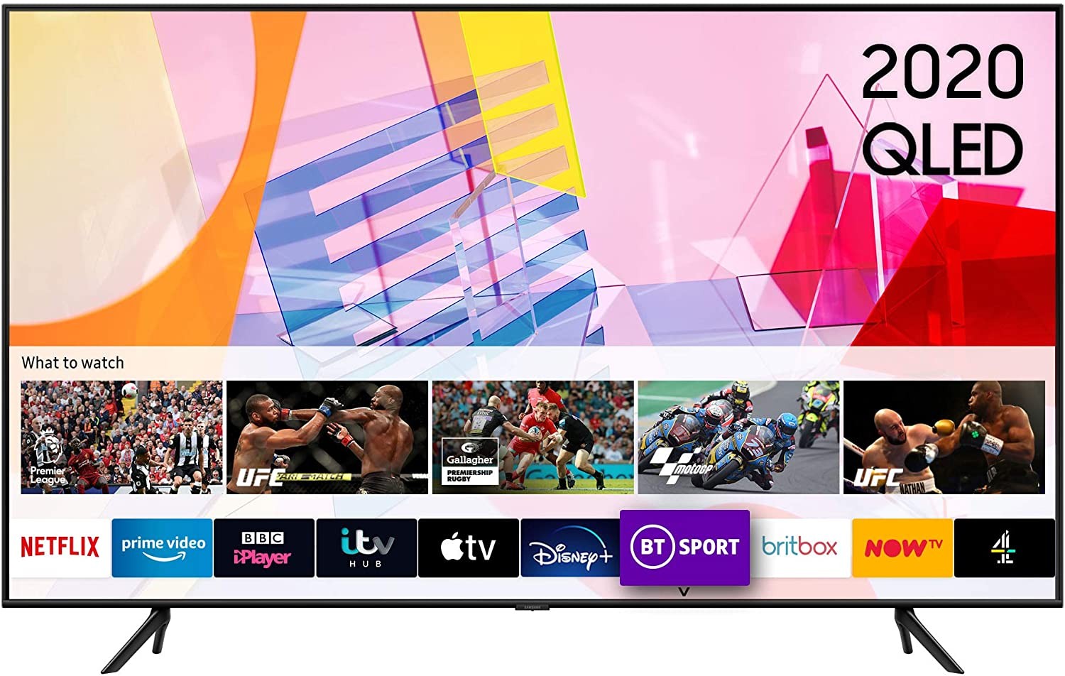 Matériels vidéo TV QLED SAMSUNG QE65Q60TAUXXH infinytech Réunion 1