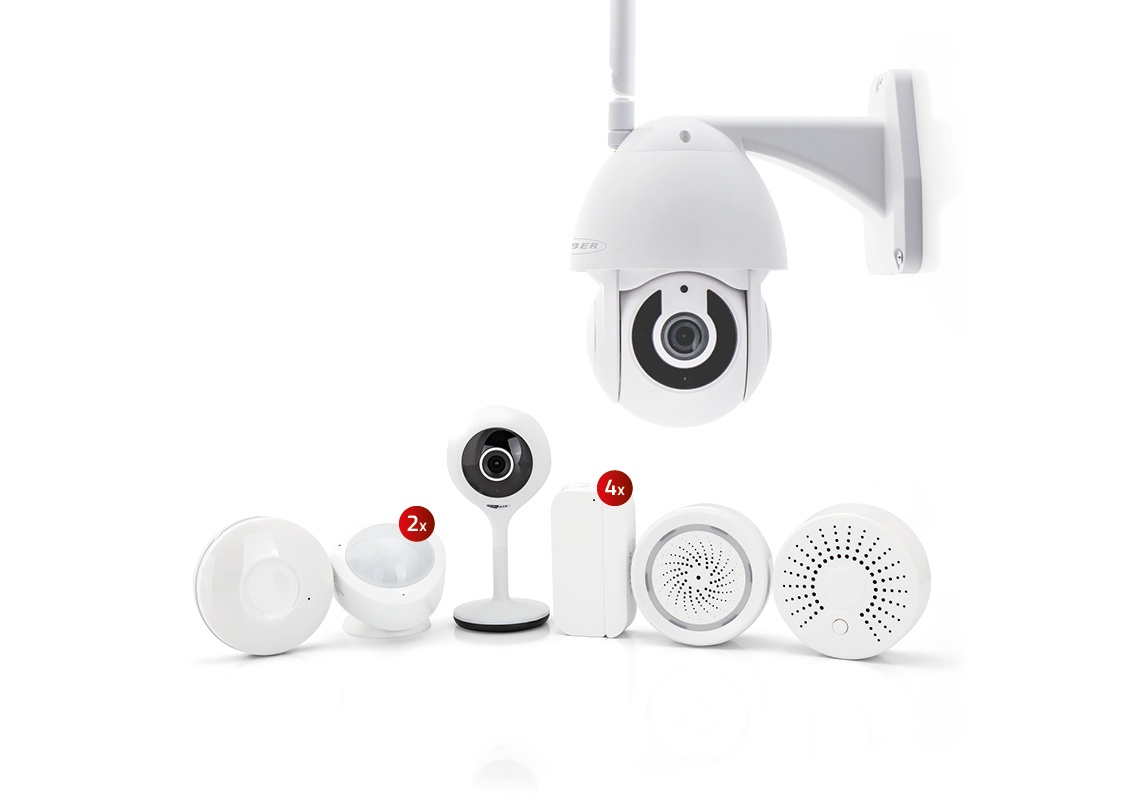 Objets connectés Kit de sécurité CALIBER pour maison intelligente infinytech Réunion 1
