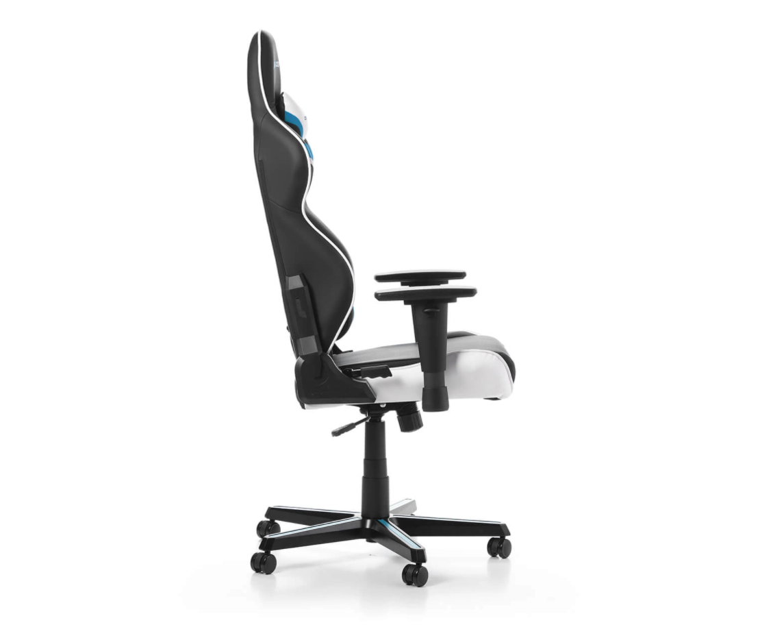 Matériels informatique siège Gaming DXRACER RACING R288-NBW Bleu Noir Blanc infinytech Réunion 2