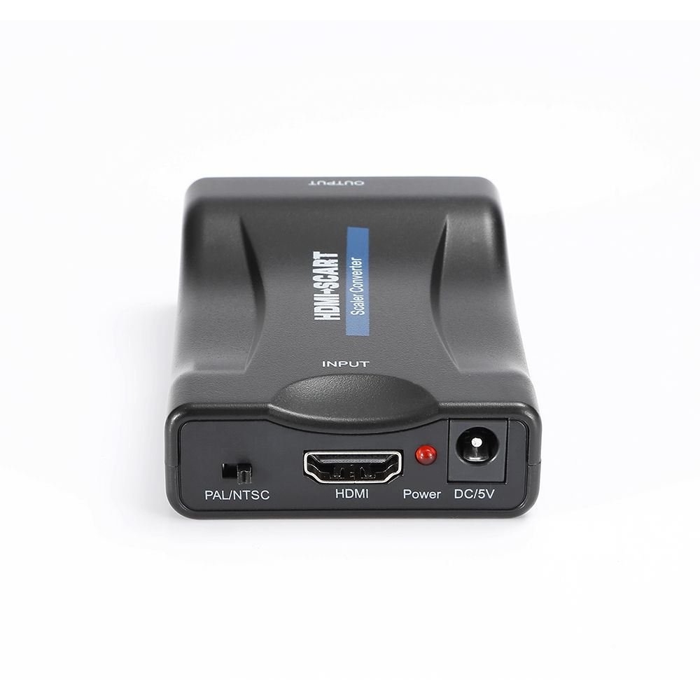 D2 Diffusion - Convertisseur Péritel vers HDMI - Résolution max. Full HD  1080P@50/60Hz - 1 entrée Péritel (SCART) / 1 sortie HDMI + 1 sortie audio -  Plug & Play - Câble antenne - Rue du Commerce