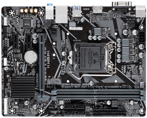 Matériels informatique carte mère GIGABYTE H410M-H infinytech Réunion 2