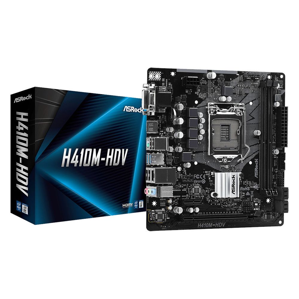 Matériels informatique carte mère ASRock H410M-HDV infinytech Réunion 1
