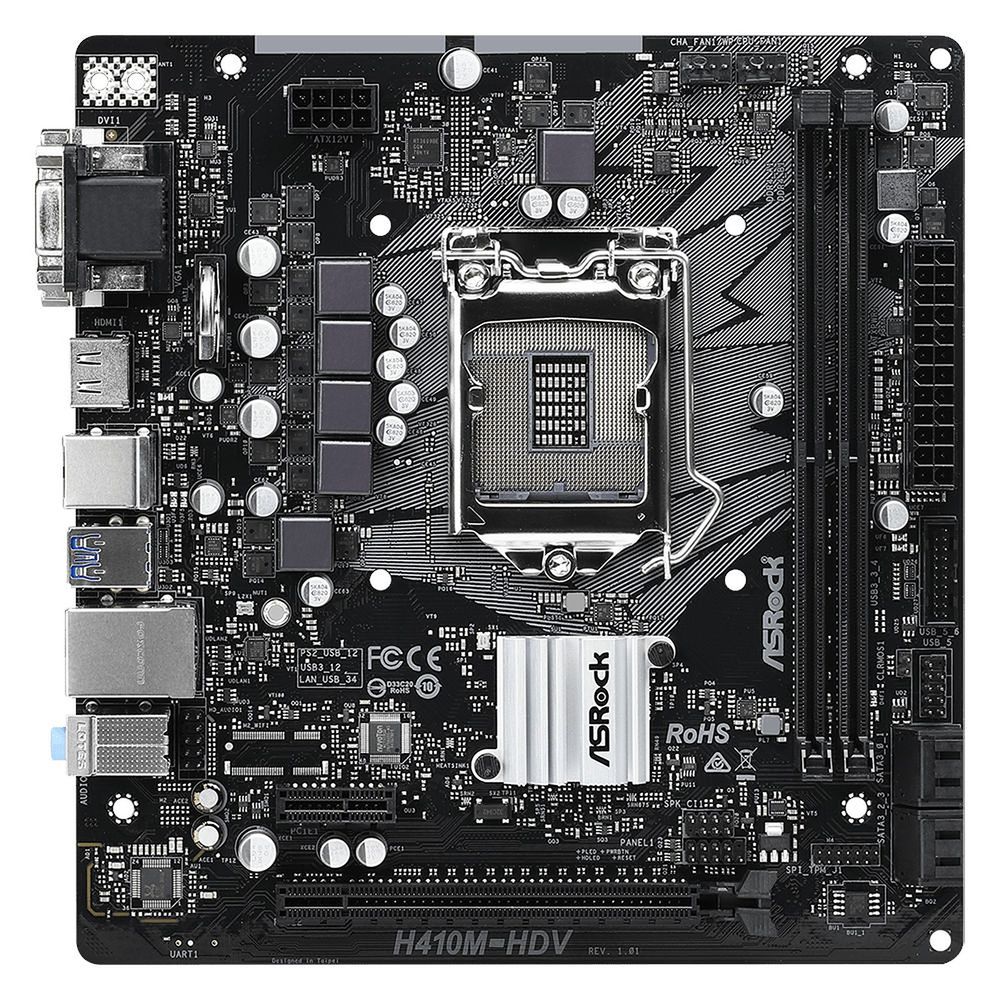 Matériels informatique carte mère ASRock H410M-HDV infinytech Réunion 2