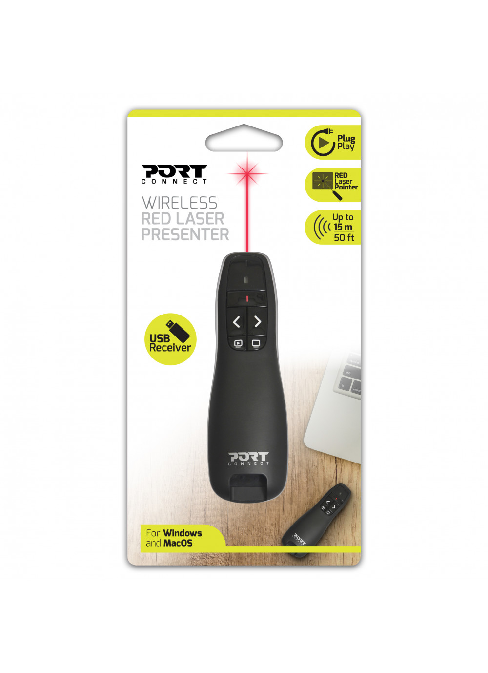 Matériels informatique pointeur laser sans fil PORT DESIGNS infinytech Réunion 4