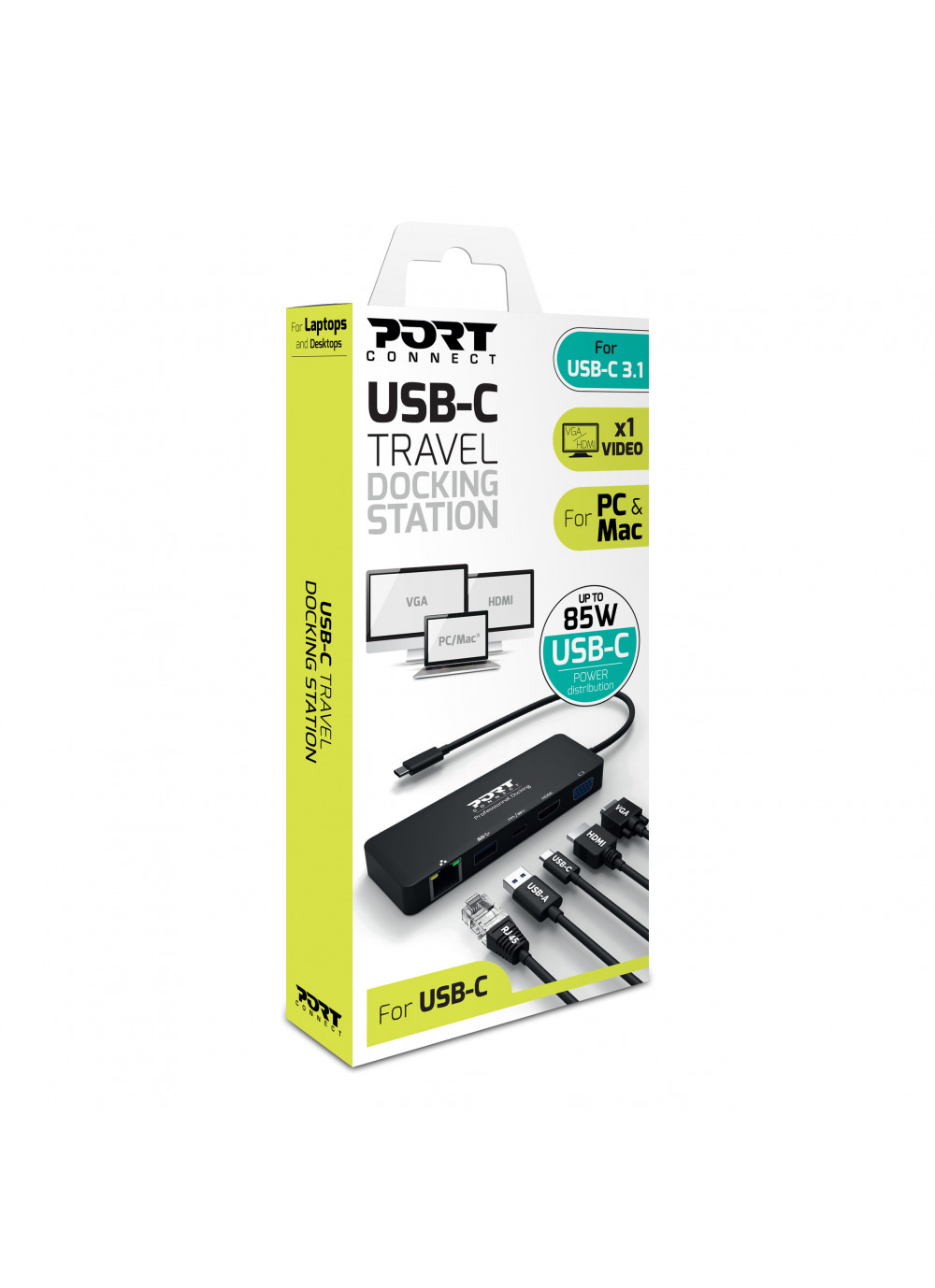 Matériels informatique station daccueil PORT DESIGNS USB-C infinytech Réunion 1