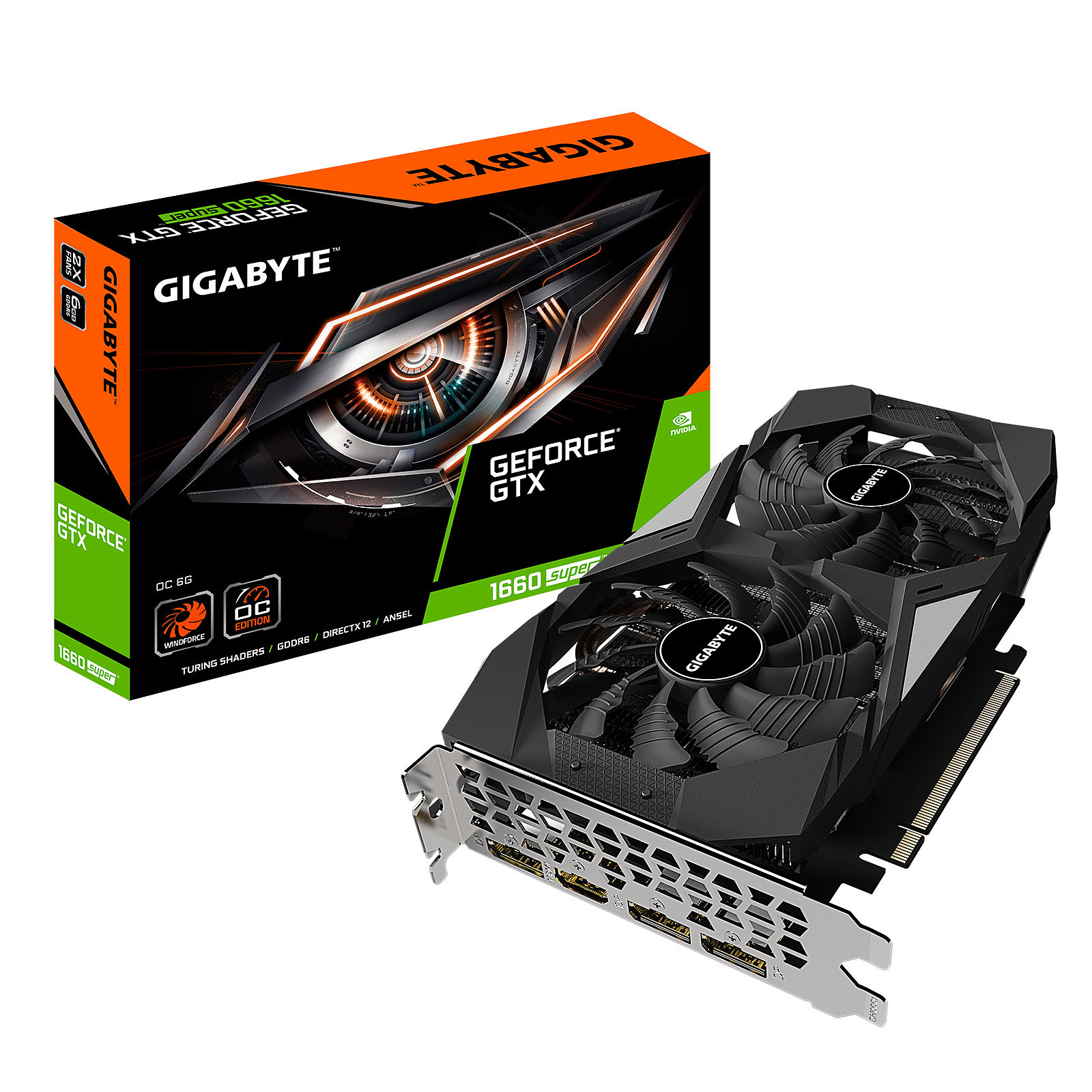 Matériels informatique carte graphique GIGABYTE GTX 1660 SUPER OC 6Go infinytech Réunion 1