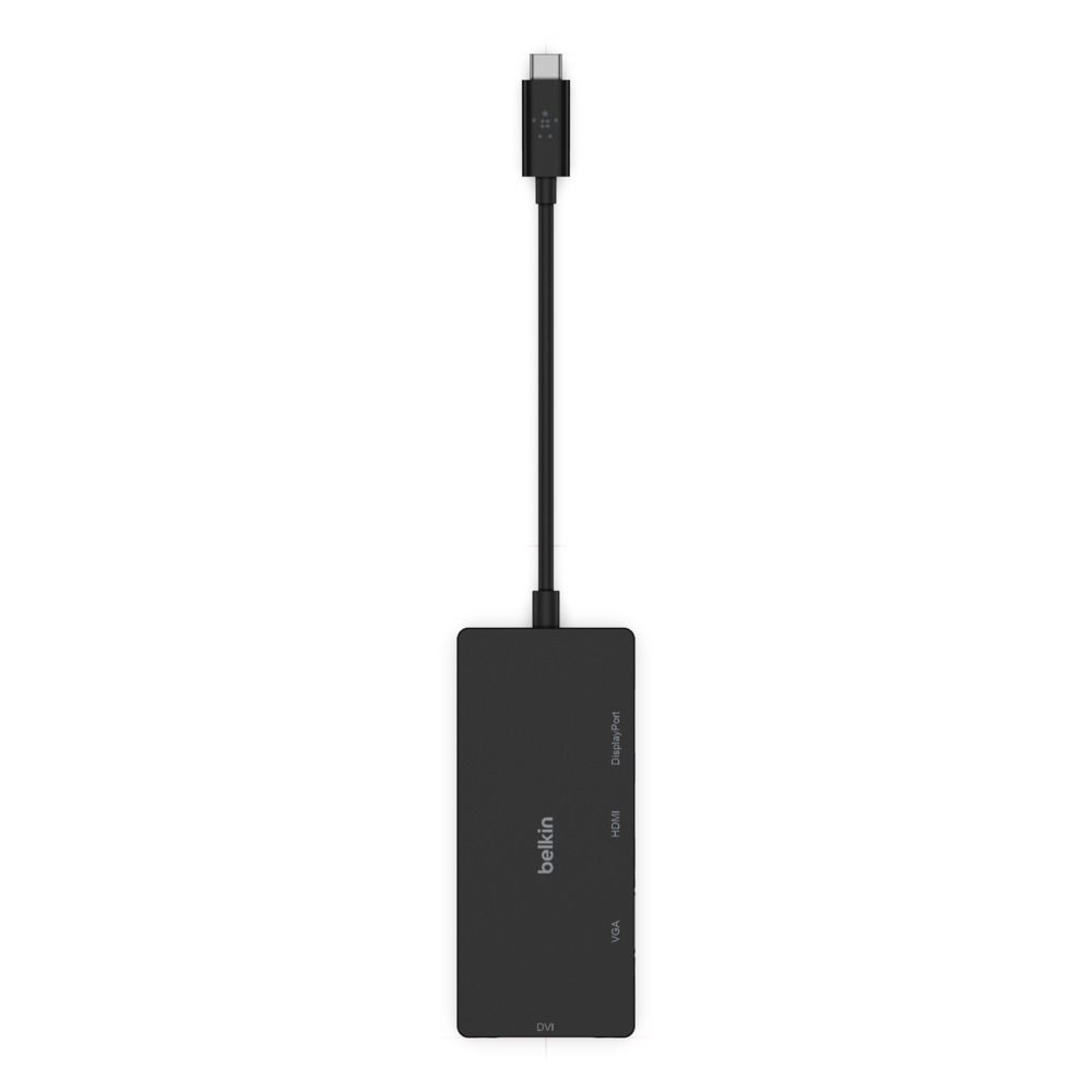 Matériels informatique adaptateur BELKIN USB-C vers VGA HDMI DVI DP AVC003BTBK infinytech Réunion 2