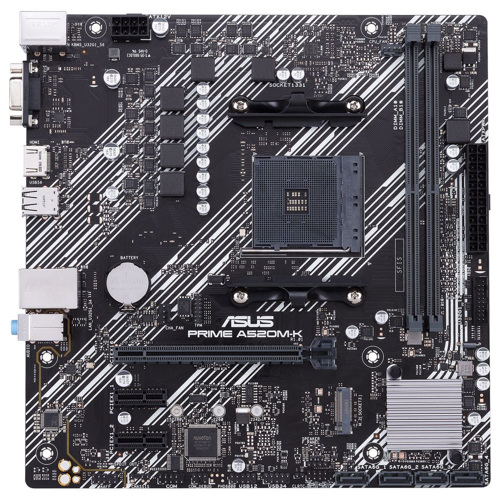 Matériels informatique carte mère ASUS PRIME A520M-K infinytech Réunion 2