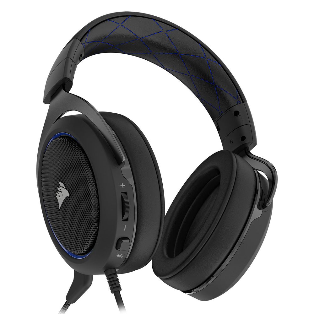 Matériels informatique casque micro CORSAIR HS50 Bleu infinytech Réunion 3