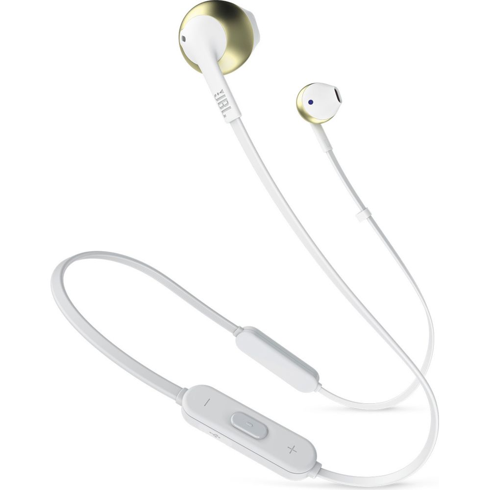 Accessoires téléphonie écouteurs sans fil JBL JBLT205BTCGD Champagne gold infinytech Réunion 1