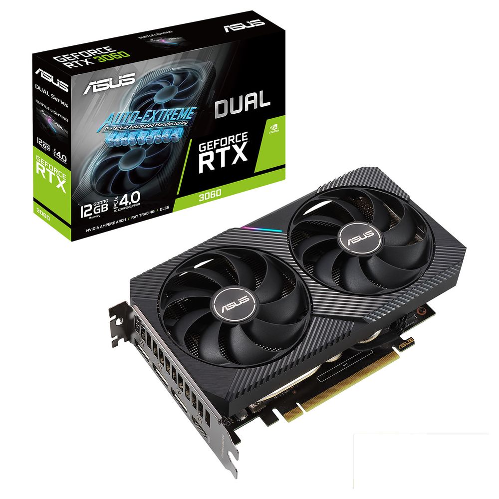 Matériels informatique carte graphique ASUS DUAL GeForce RTX 3060 12G infinytech Réunion 1