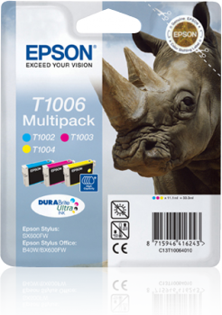 Consommables informatique cartouche d'encre EPSON Rhinoceros Pack 3 couleurs infinytech reunion