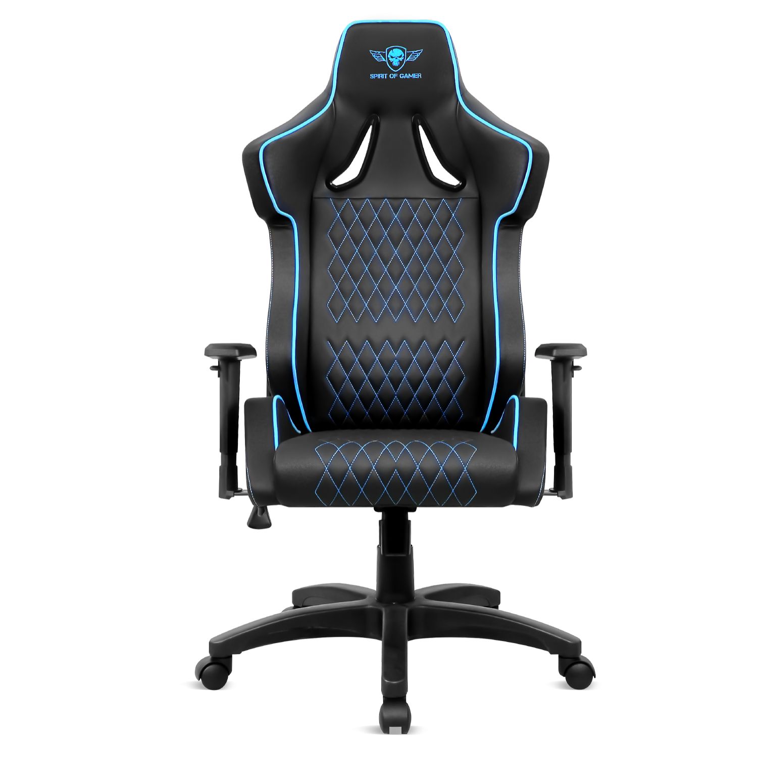 Matériels informatique siège Gaming SPIRIT OF GAMER Neon Series Blue infinytech Réunion 2