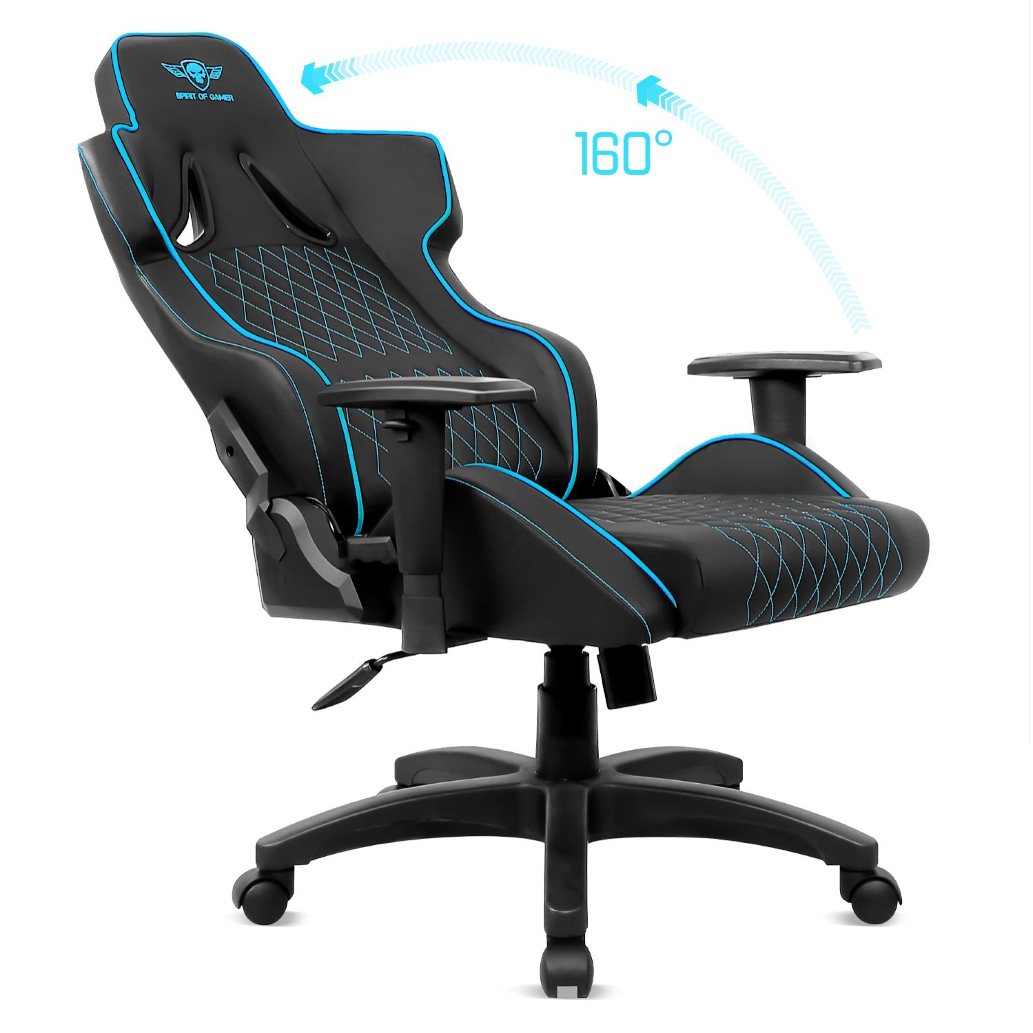 Matériels informatique siège Gaming SPIRIT OF GAMER Neon Series Blue infinytech Réunion 5