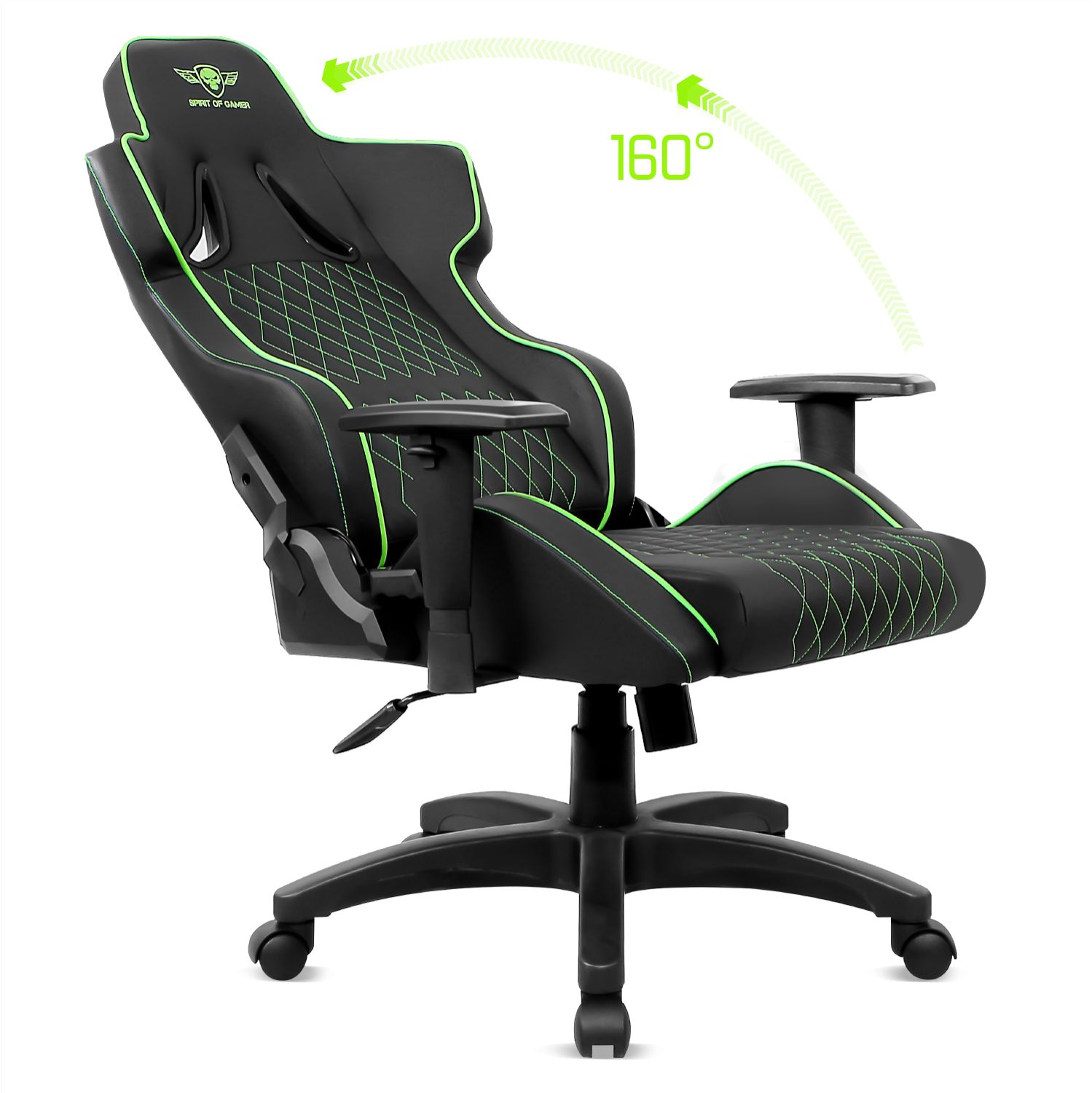 Matériels informatique siège Gaming SPIRIT OF GAMER Neon Series Vert infinytech Réunion 5
