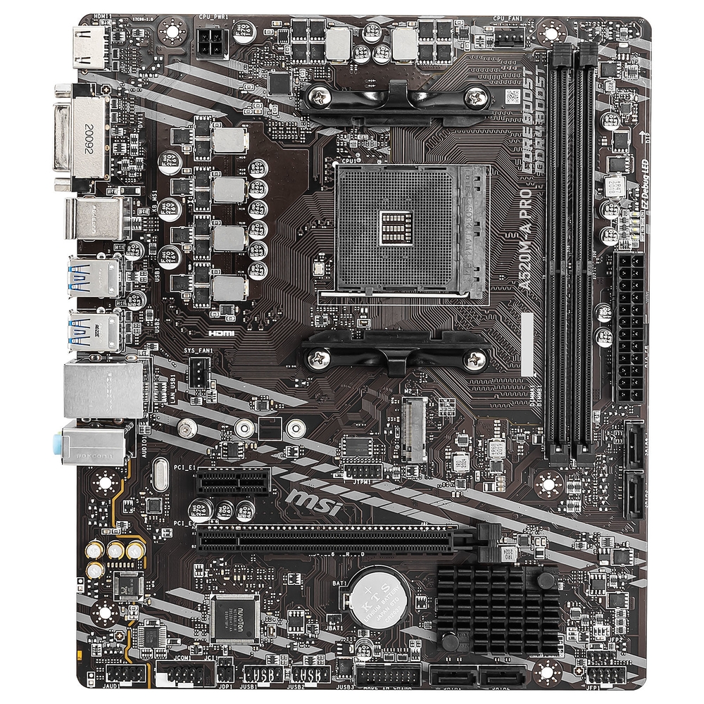 Matériels informatique carte mère MSI A520 M-A PRO infinytech Réunion 2