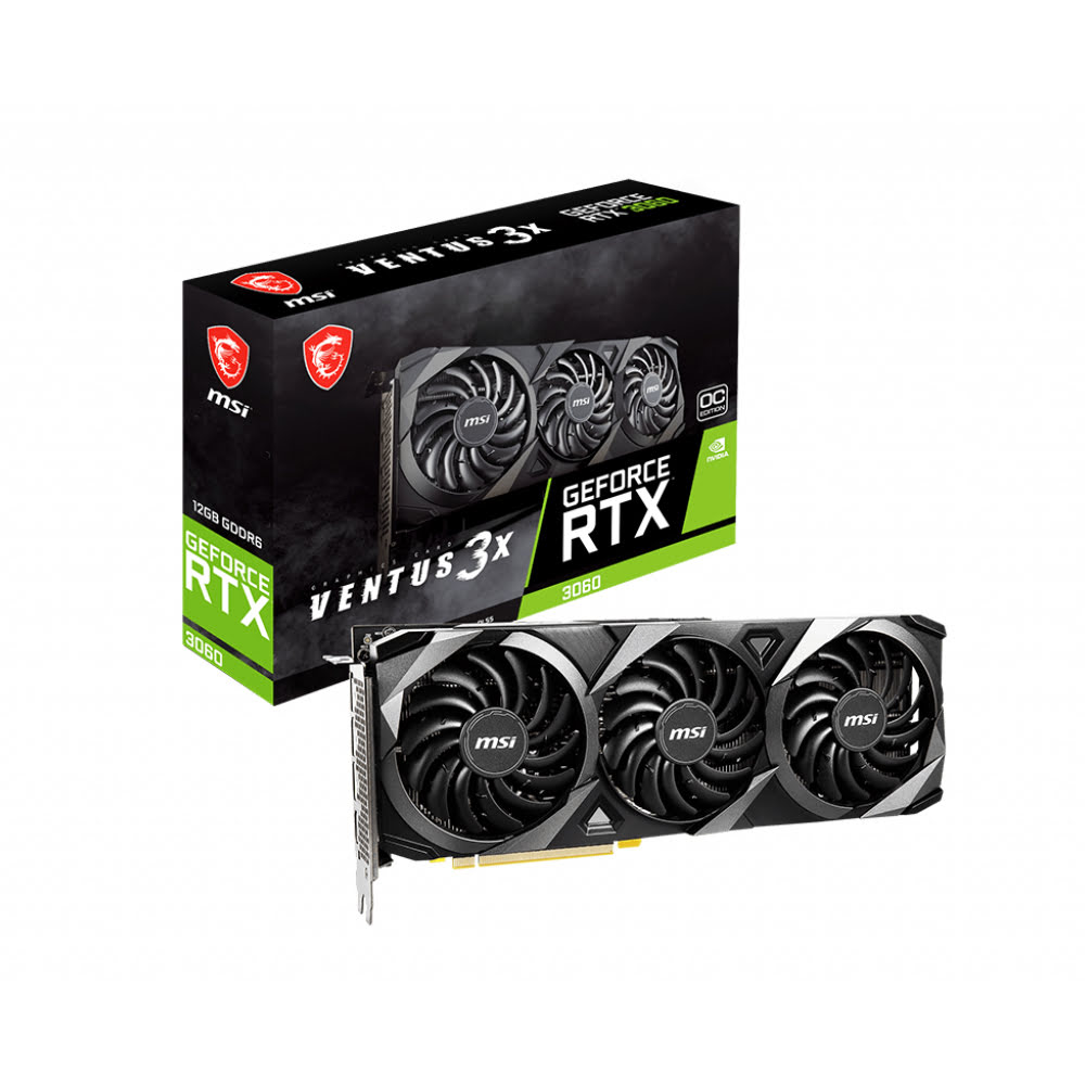 Matériels informatique carte graphique MSI RTX 3060 Ventus 3X 12G OC infinytech Réunion 1