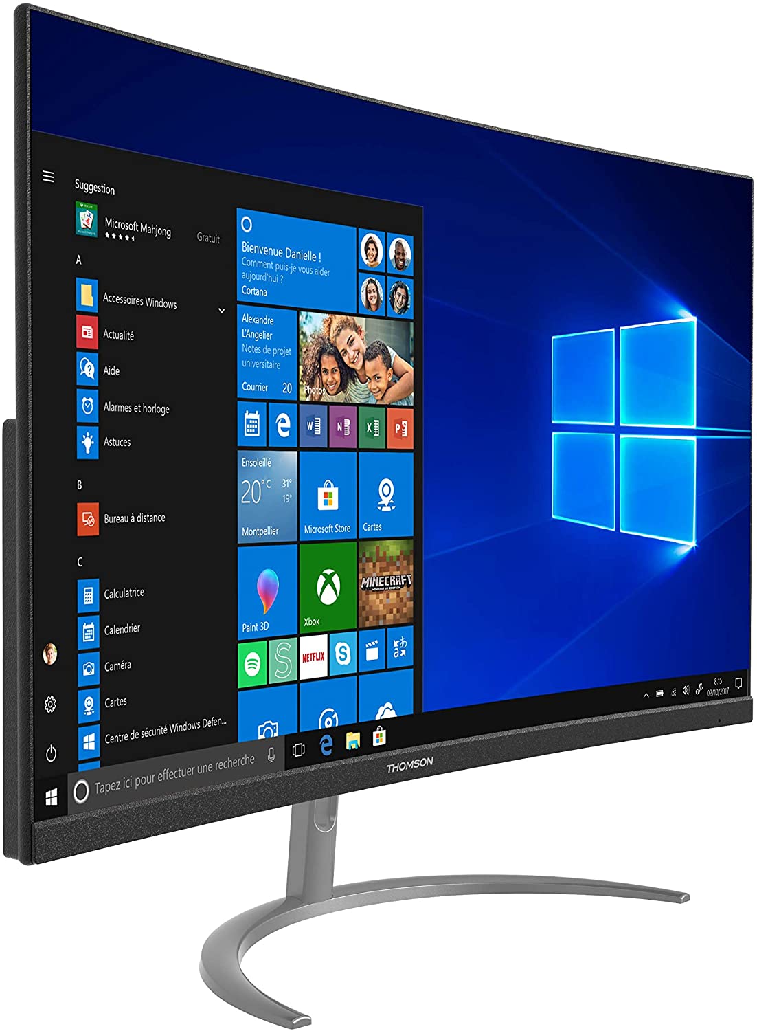 Matériels informatique ordinateur All in One THOMSON AIO24I3-4GR128 infinytech Réunion 2