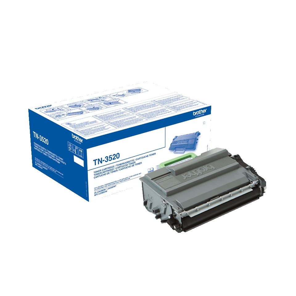 Consommables informatique toner BROTHER TN-3520 Noir infinytech Réunion 1
