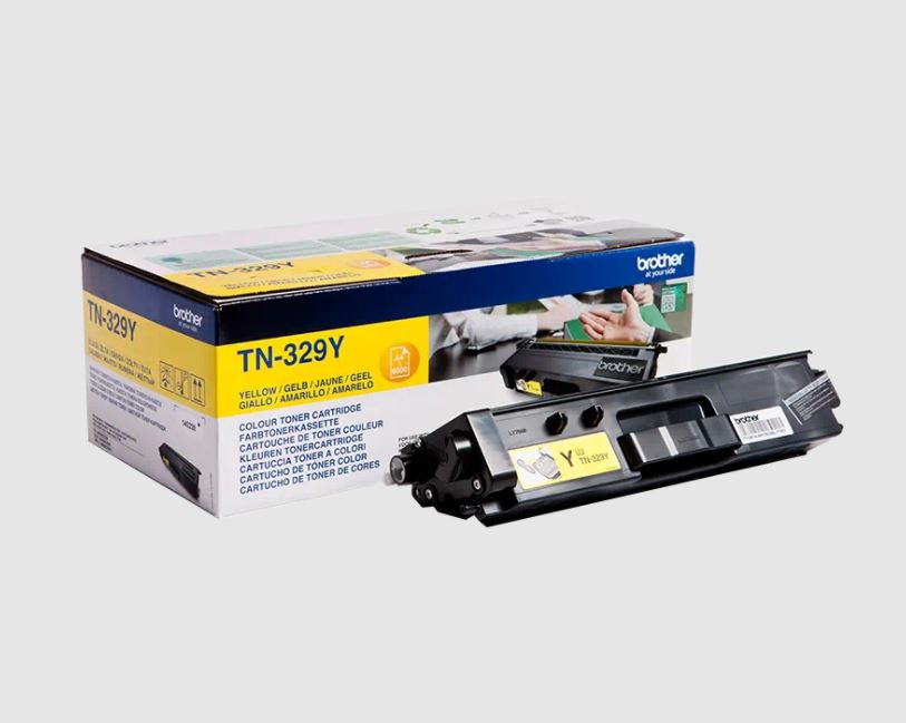 Consommables informatique toner BROTHER TN-329Y infinytech Réunion 1
