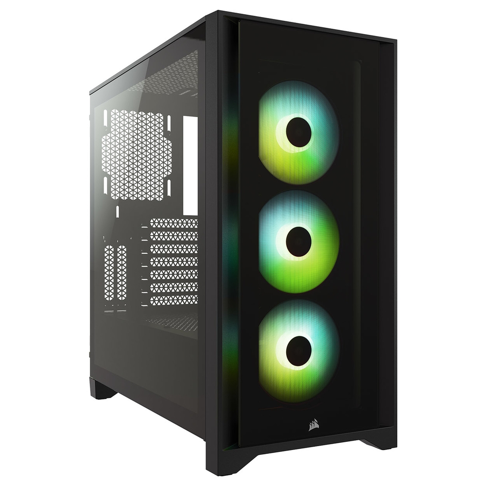 Matériels informatique boitier CORSAIR iCUE 4000X RGB Tempered Glass Noir infinytech Réunion 1