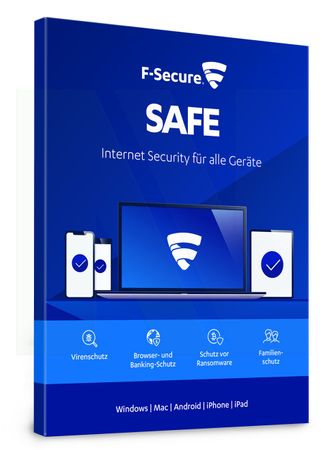 Logiciels informatique F-SECURE Safe 1 appareil 2ans infinytech Réunion 1