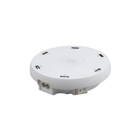 Matériels informatique station de charge APM 6 ports USB Blanc infinytech Réunion 1