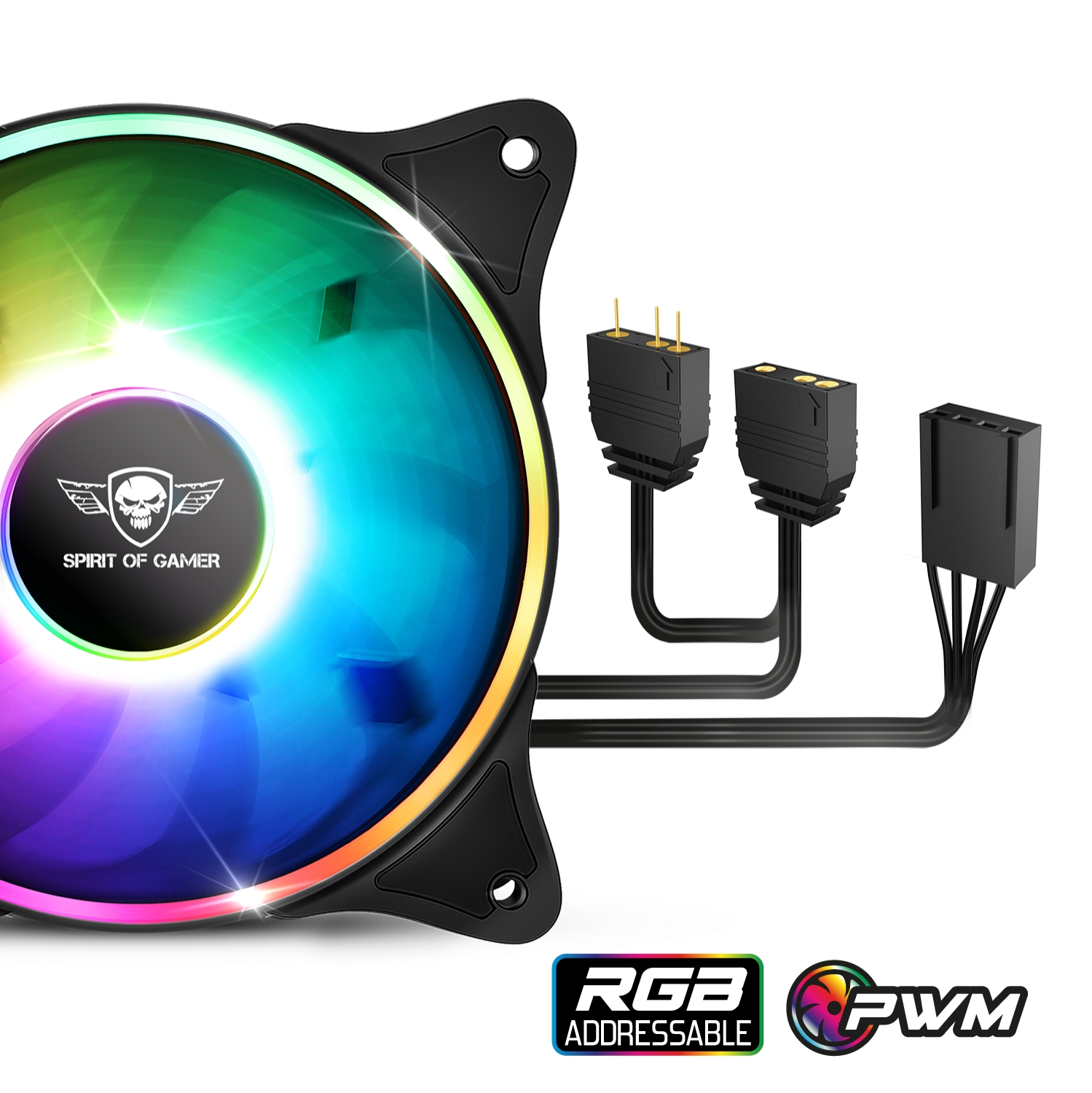 Matériels informatique watercooling SPIRIT Of GAMER LIQUID FORCE 120 MM ARGB SOG-LC120RGB infinytech Réunion 4