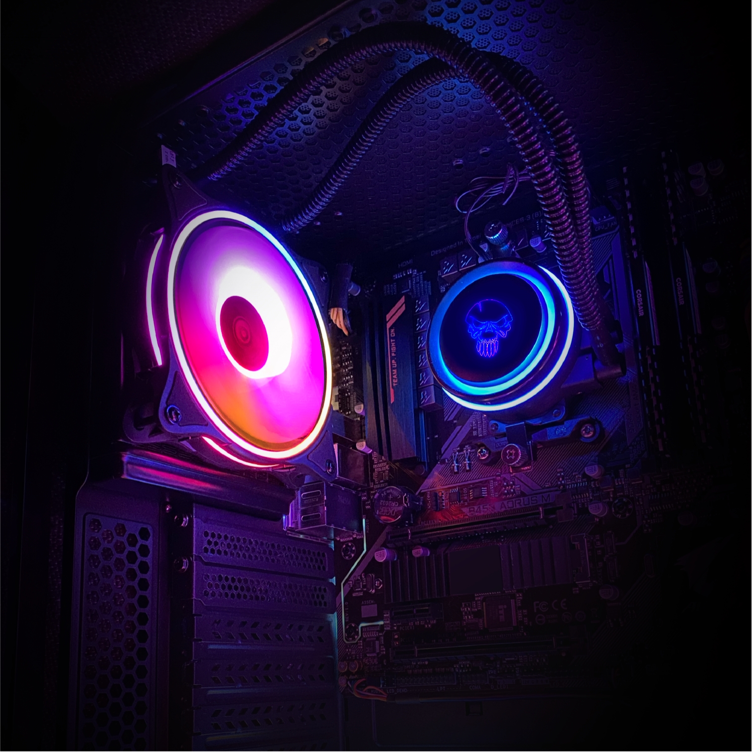 Matériels informatique watercooling SPIRIT Of GAMER LIQUID FORCE 120 MM ARGB SOG-LC120RGB infinytech Réunion 2