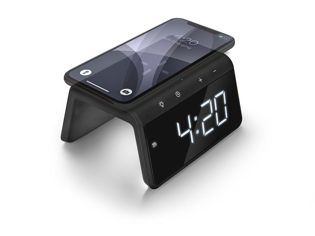Petit électroménager radio réveil CALIBER HCG019QI-BA Noir infinytech Réunion 2