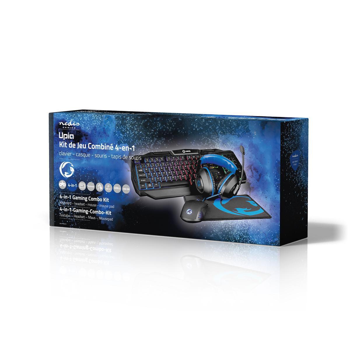 Matériels informatique pack clavier souris NEDIS Combo infinytech Réunion 06