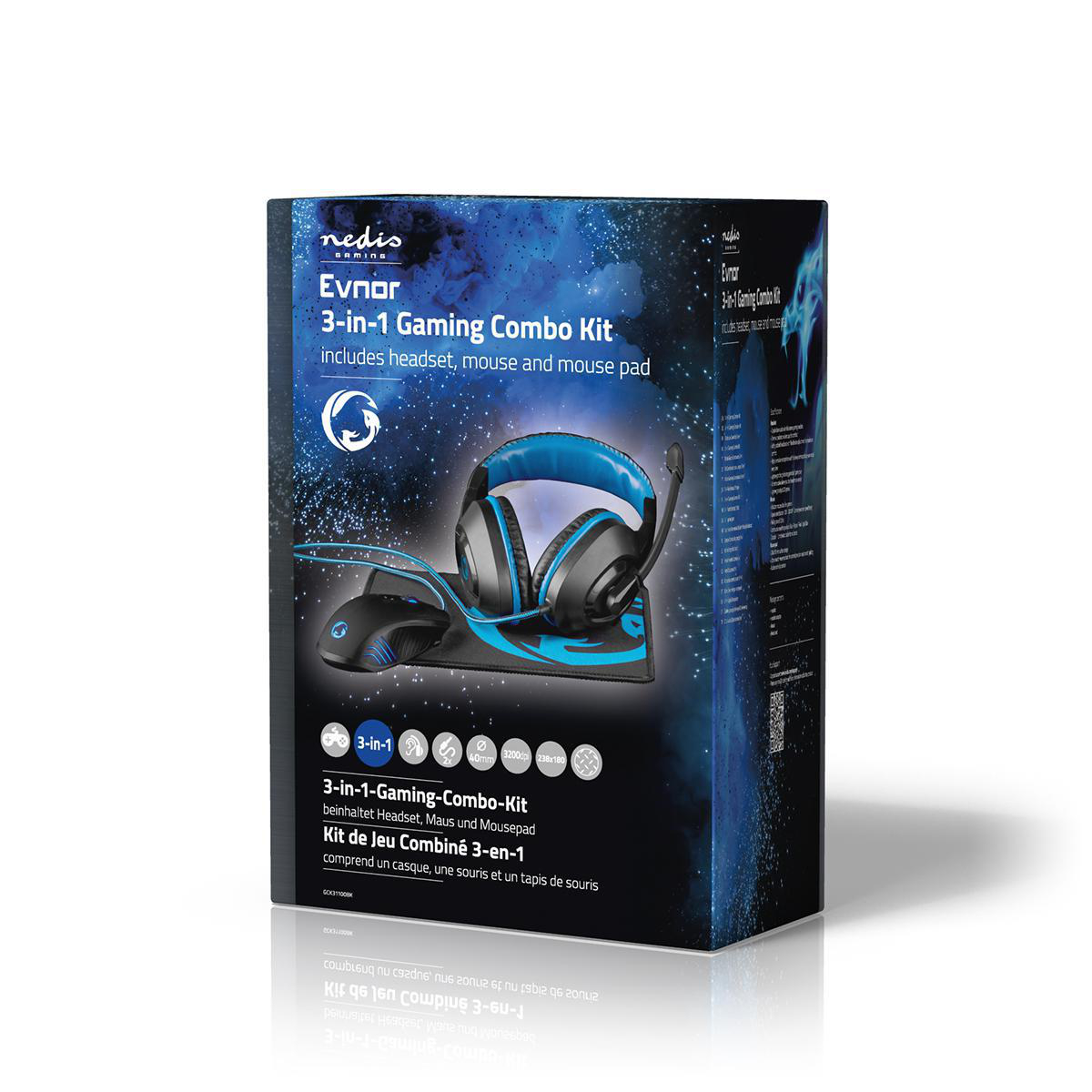 Matériels informatique Kit Gaming NEDIS GCK31100BK infinytech Réunion 05