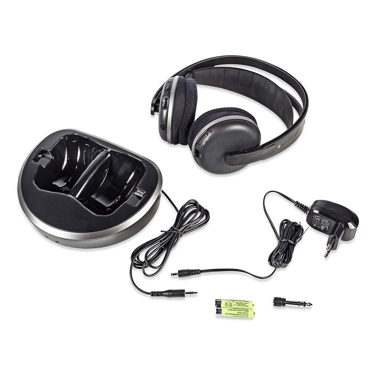 Matériels audio casque TV NEDIS HPRF210BK sans fil infinytech Réunion 04